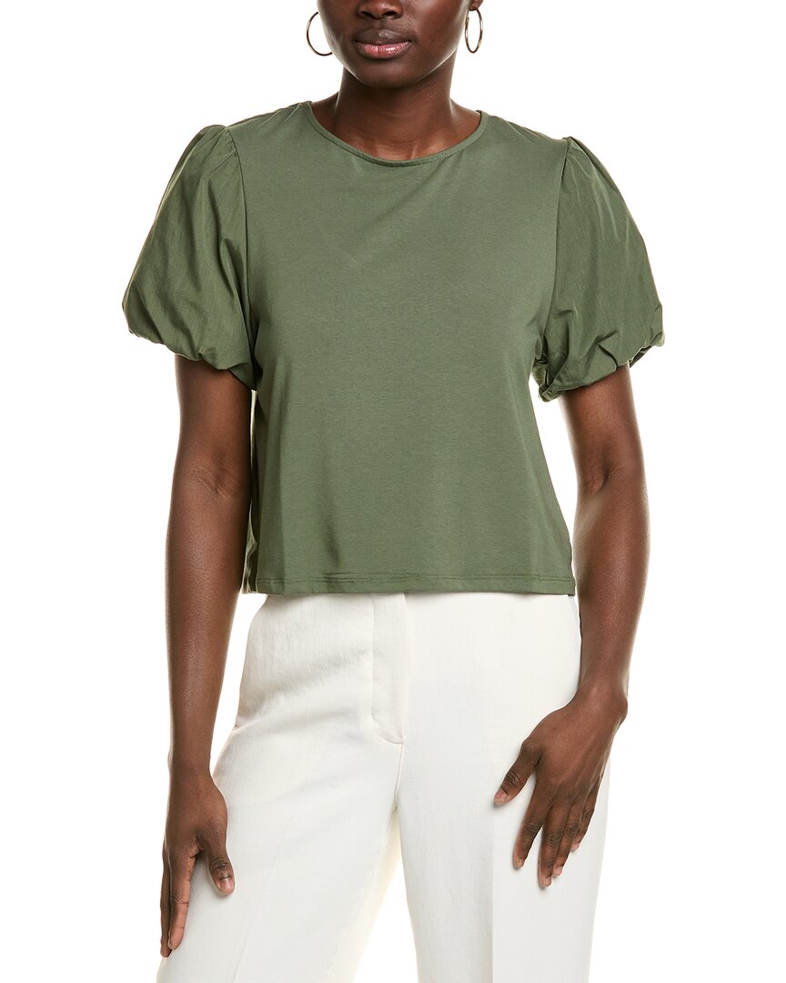Nanette Nanette Lepore womens Tie Back Top, m, Green